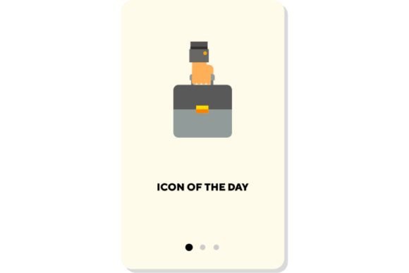 Business Report Flat Vector Icon. Hand H: Enhancing Visual Communication in Professional Design