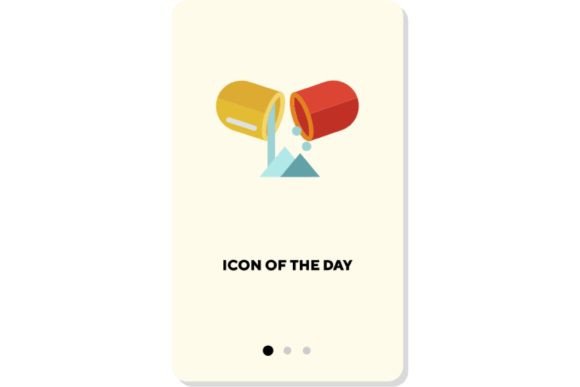 Capsule Powder Flat Icon: A Digital Remedy