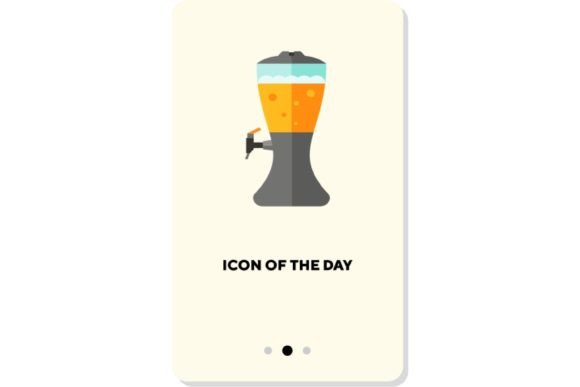 Integrating the Beer Pint Thin Flat Icon into Modern Digital Design