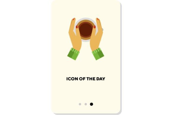 Integrating the Drinking Coffee Flat Vector Icon Paper into Modern Design Workflows