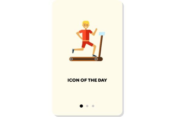 Person Doing Exercise Thin Flat Icon. Fi: Enhancing Digital Fitness Experiences
