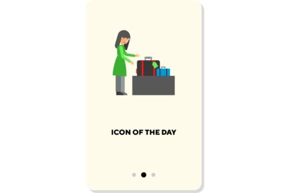 Service Provision Flat Icon: Client Isolated