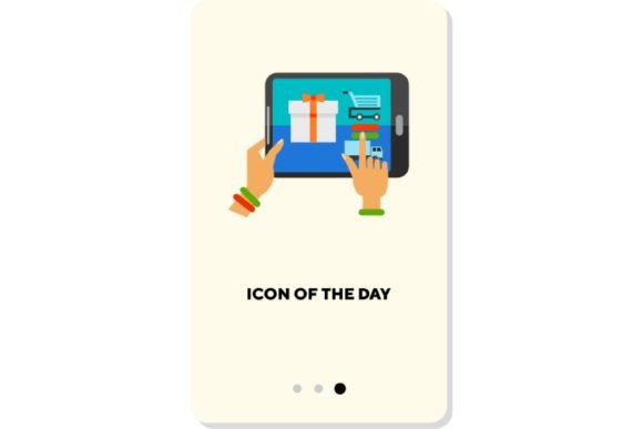 Shopping Online Thin Flat Icon. Smart Sh: A Practical Guide for Modern Digital Design