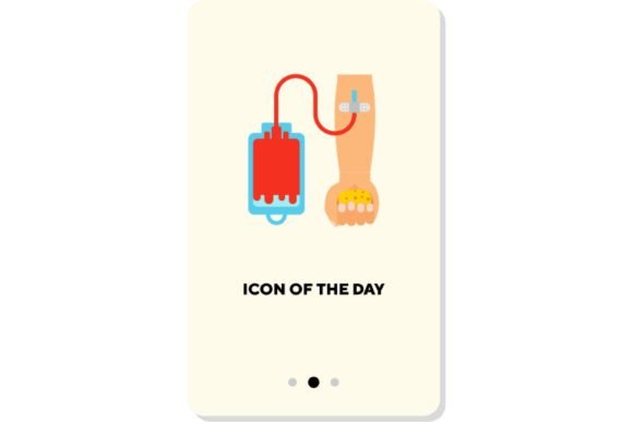 Strategic Visual Communication: Leveraging the Blood Donor Flat Icon for Clarity and Impact