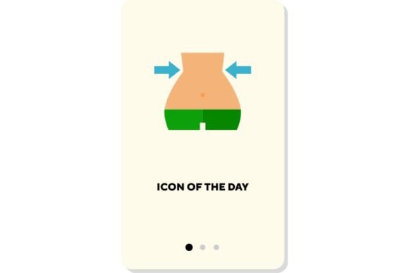 Visualizing Health: The Role of Burning Fat Flat Icons in Modern Web Design