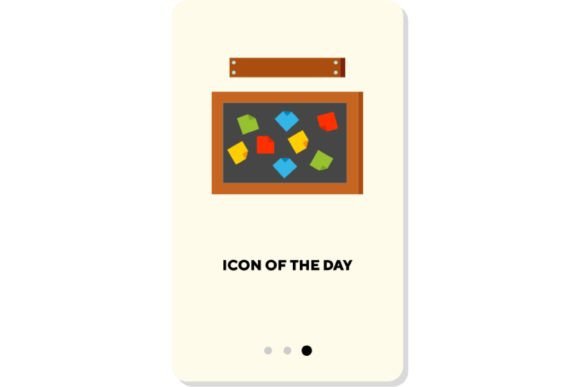 Workplace Accessories Flat Icon: Calenda and the Visual Language of Productivity